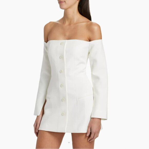 The Femm  Vale Off-the-Shoulder Minidress - Picture 2 of 3